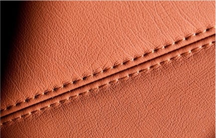 Satchel bag in lambskin leather and full grain calfskin leather - M10102B -  Monrob