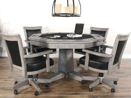 Alpine Grey Game and Dining Table