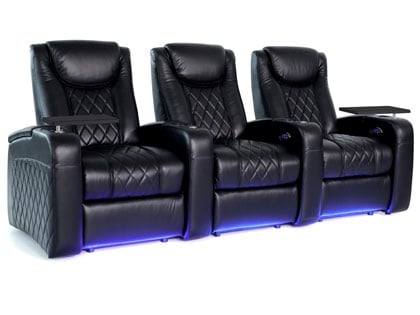 leather reclining cinema chairs