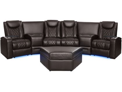 Azure LHR Curved Sectional