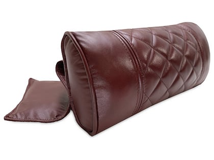 Berry Diamond-Stitch Recliner Pillow