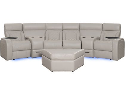 Bliss LHR Massage Curved Sectional