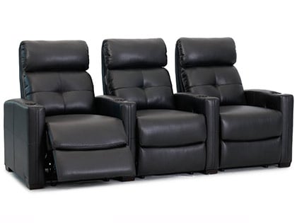 Cloud 3 straight row theatre recliners