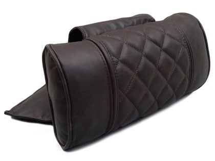 Brown Diamond-Stitch Recliner Pillow