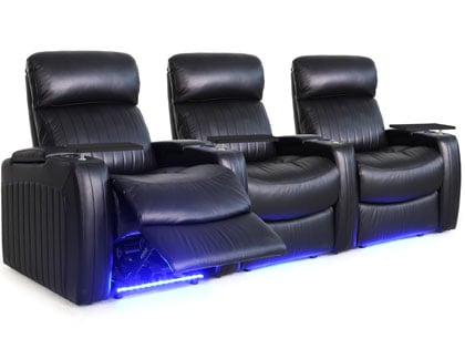 leather reclining cinema chairs