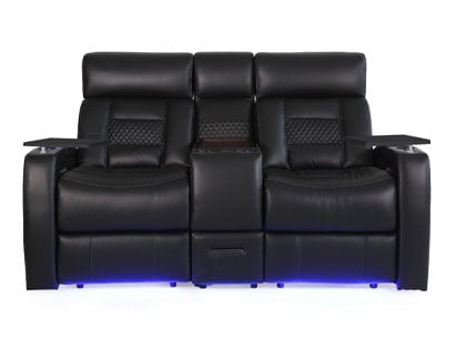 octane flex electric reclining loveseat