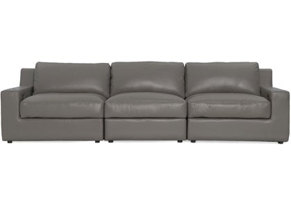 Metro Modular 3-Seat Sofa in Premium Italian Leather