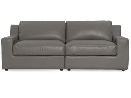 Metro Modular 2-Seat Loveseat in Premium Italian Leather