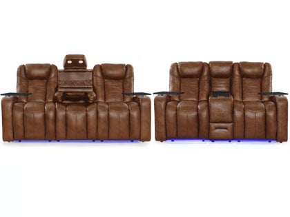 Oasis LHR Massage Collection 4 seat theater sofa