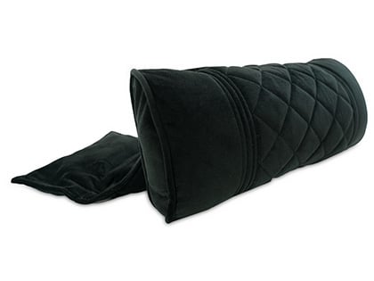 Onyx Diamond-Stitch Recliner Pillow