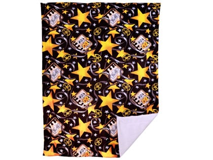 Stars Sherpa Reversible Throw Blanket