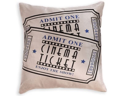 Ticket Throw Pillow