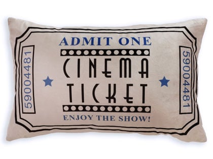 Ticket Throw Pillow