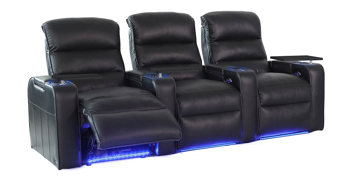 Octane Magnum LHR - Power Headrest & Power Lumbar Theater Seating For ...