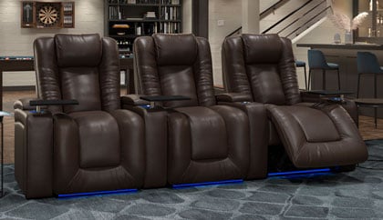 big & tall home theater seating